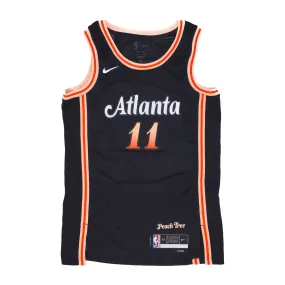 Canotta Basket Uomo Nba City Edition 22 Dri-fit Swingman Jersey No 11 Trae Young Atlhaw Black
