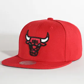 Cappello Snapback Team Ground 2 Chicago Bulls Rosso