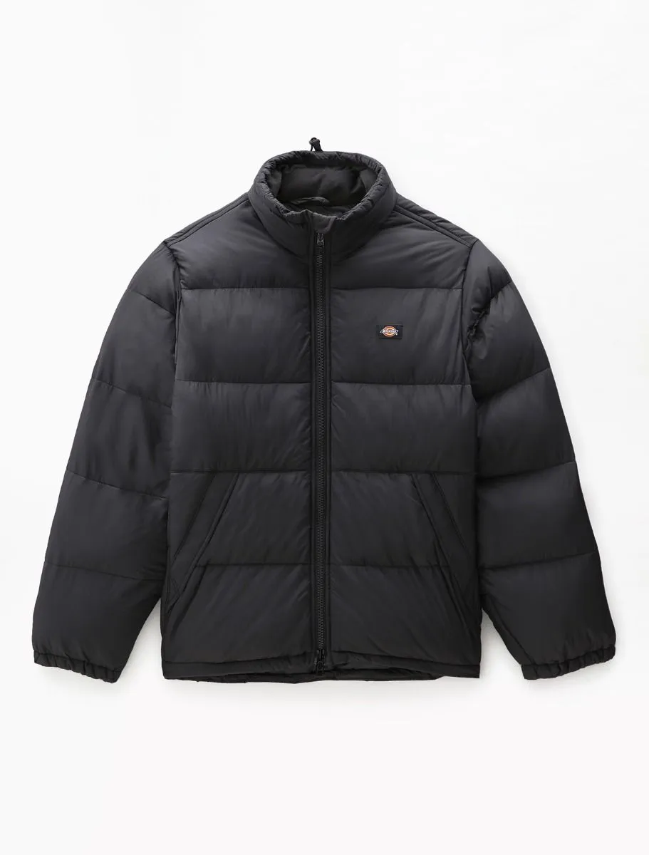 Down jacket with Dickies Logo / Black