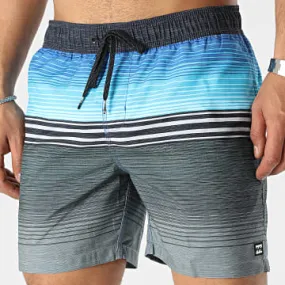 EBYJV00103 Pantaloncini da bagno blu verde