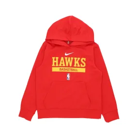 Felpa Cappuccio Ragazzo Nba Dri Fit Spotlight Pullover Atlhaw Original Team Colors