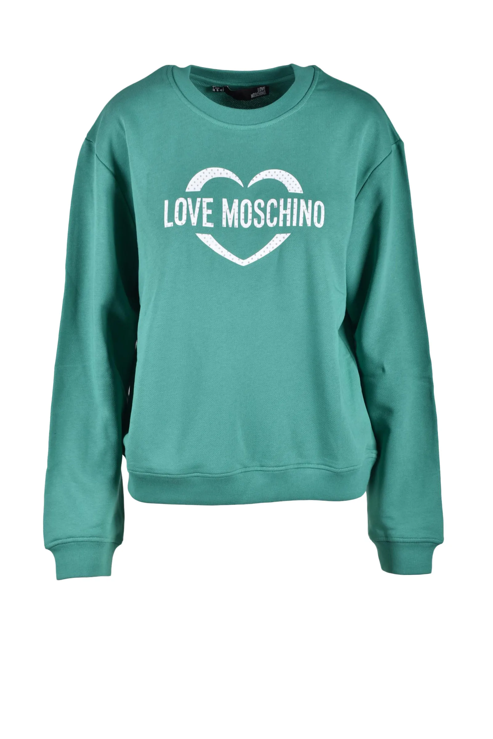 Felpa con cappuccio Love Moschino  Verde