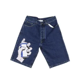 Jeans Corto Uomo Bomboletta Short Denim Scuro