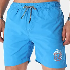 Pantaloncini Graffiti Head Teddy Azzurro