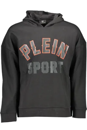 PLEIN SPORT FELPA SENZA ZIP UOMO NERO