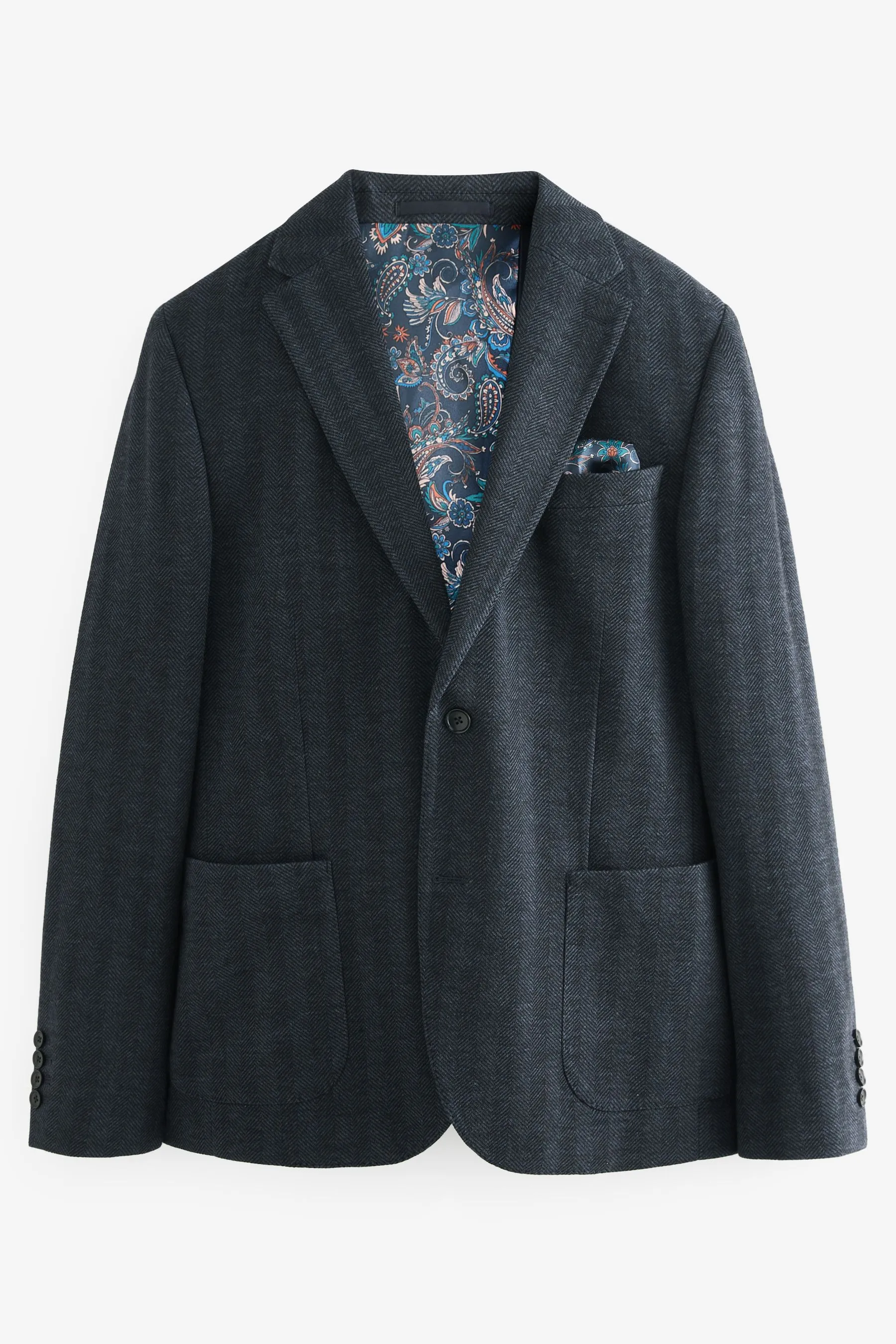 Signature - Blazer Blend in jersey e lana italiana