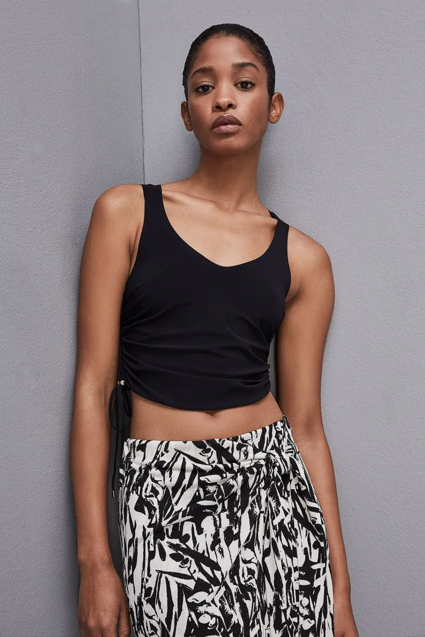 Ärmelloses ESSENTIAL-Top aus Stretch-Jersey
